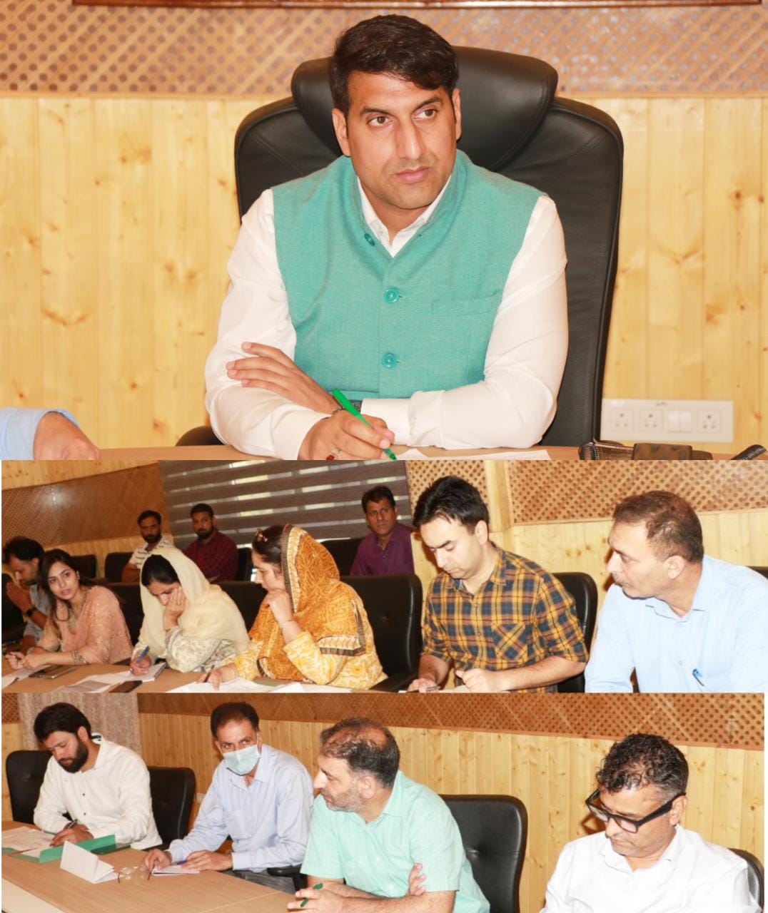 DC Srinagar reviews Block wise progress implementation of RDD sector schemes 13