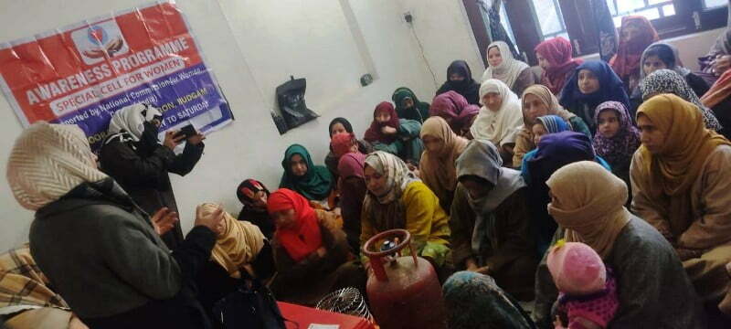 District Hub for Empowerment of Women Mission Shakti Budgam conducted outreach programme at panchayat Batpora of Block