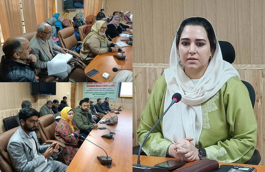 DC Baramulla chairs meeting of DTF on Measles Rubella Elimination