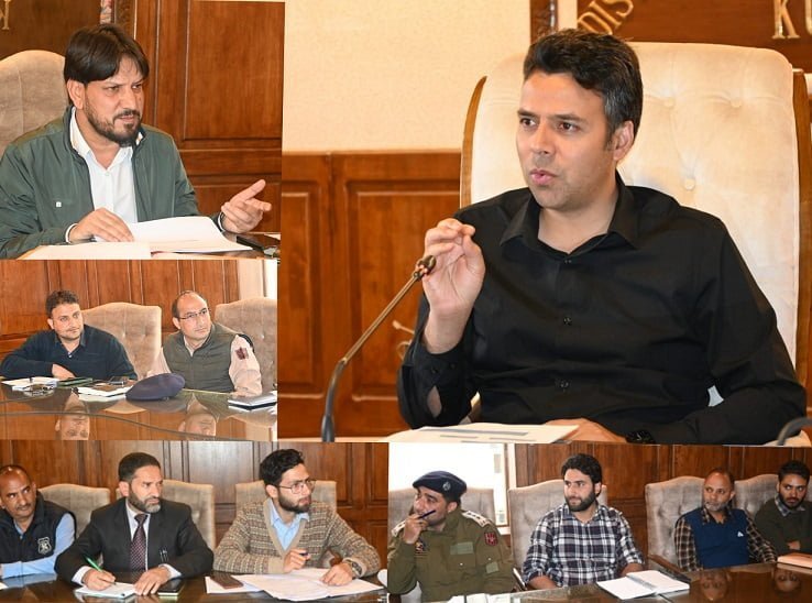 DC Kulgam chairs District Road Safety Committee DRSC meeting