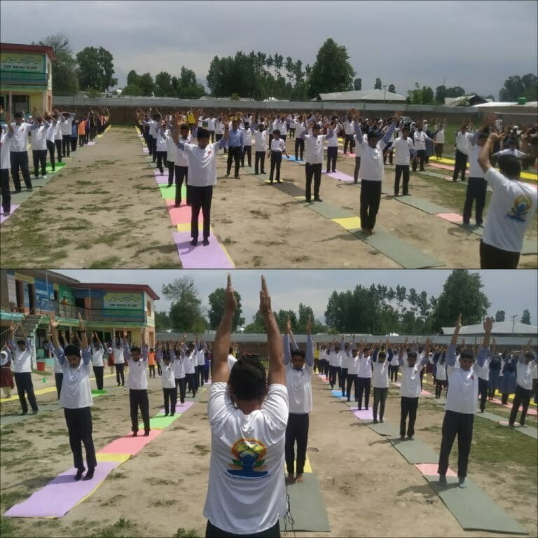 Pulwama abuzz with Sports Activities Yoga Activities