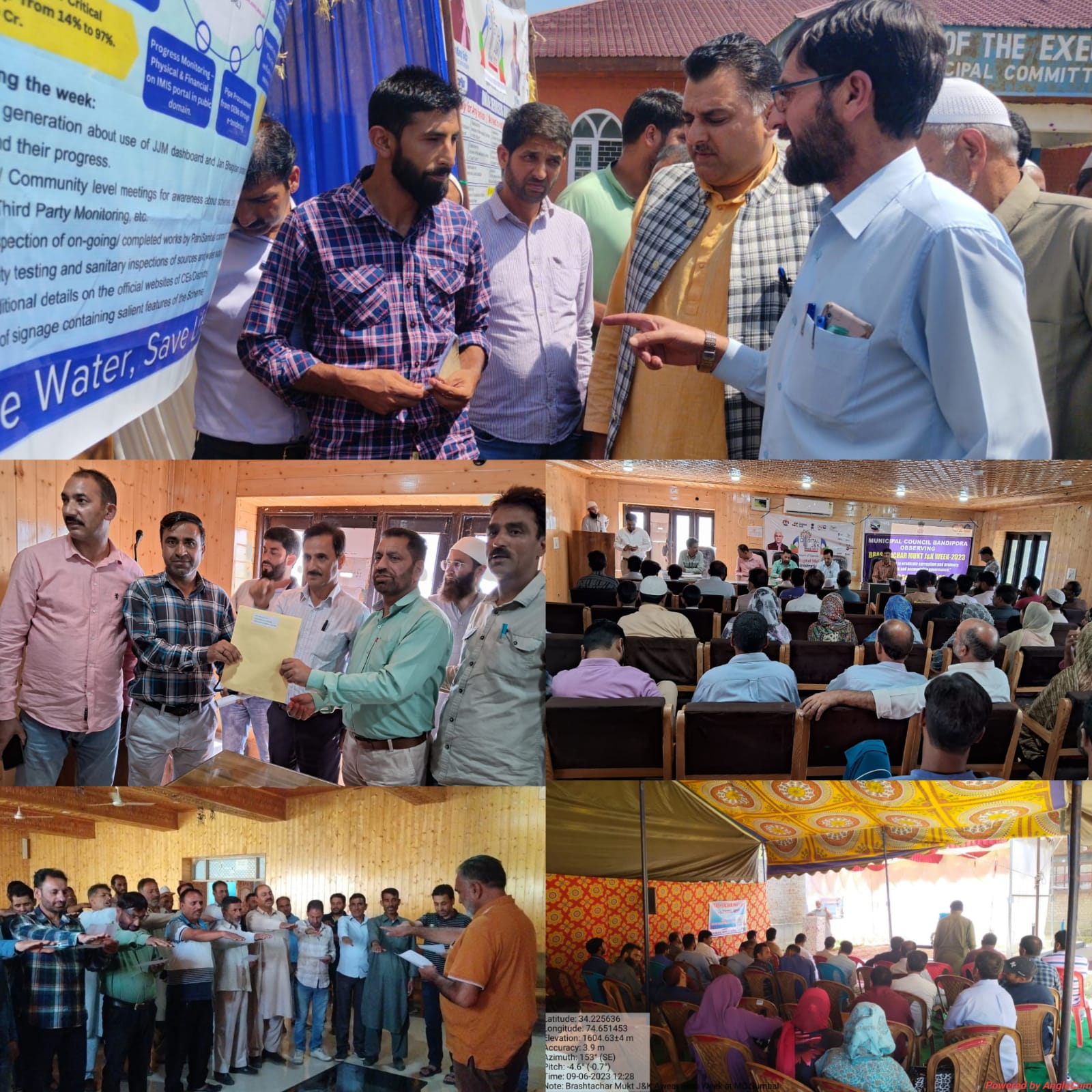 Bhrastachar Mukht JK Week Awareness Grievance Redressal Programs held across MCs in Bandipora