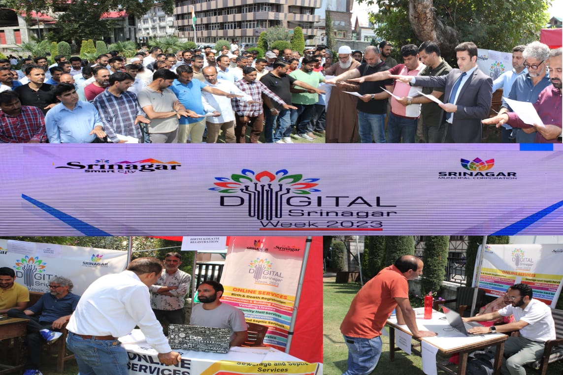 Commissioner SMC administers pledge leads nationwide ‘Bhrashtachar Mukht campaign highlights online services provided by SMC