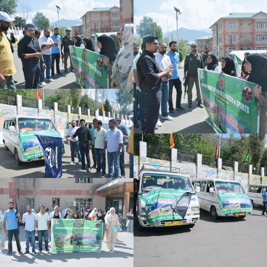 DC Bandipora flags off 3 day trekking expedition to Gurez