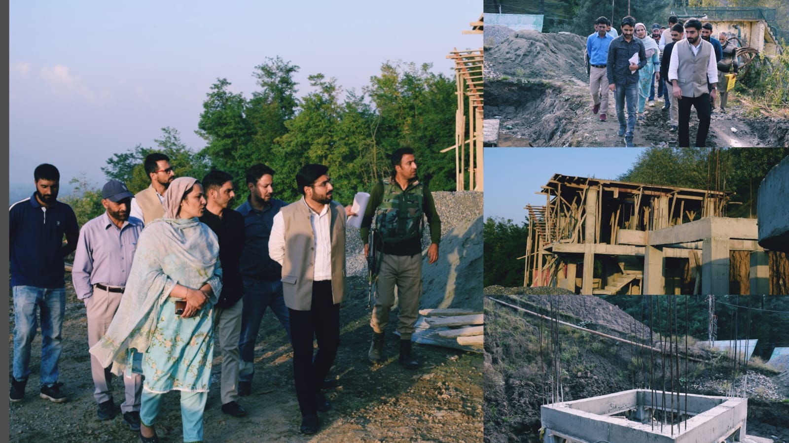 DC Budgam takes stock of progress of Jal Jeevan Mission works in Charar i Sharief Pakherpora Bandipora areas of Chadoora