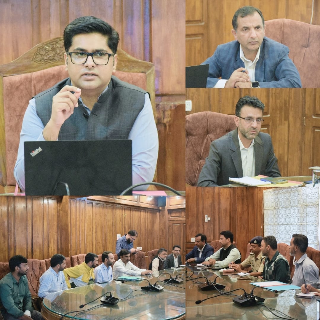 DC chairs meeting to finalize arrangements for Eid Milad un Nabi SAW at Bandipora