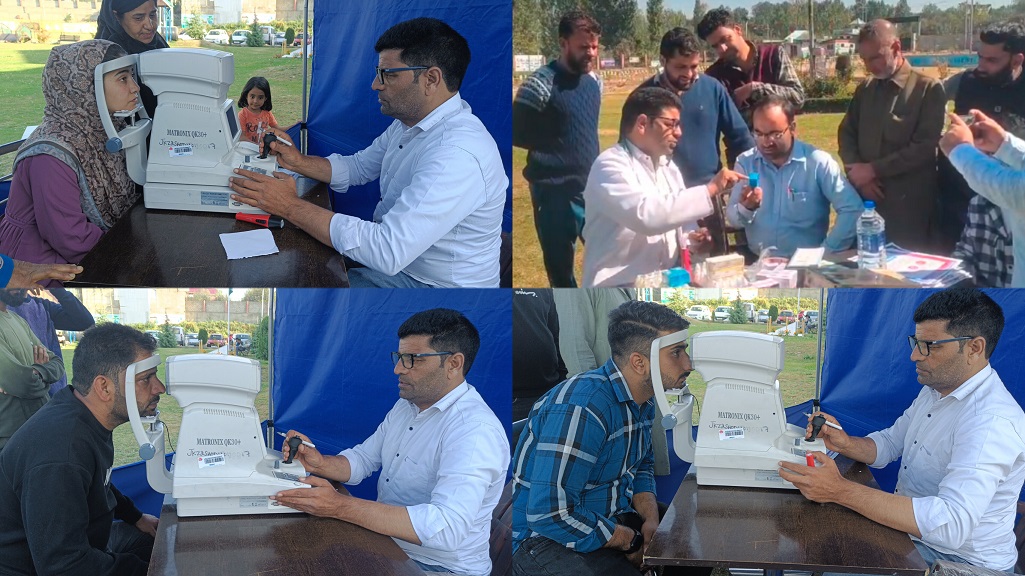 Free Eye camp on World Sight Day held at Shopian