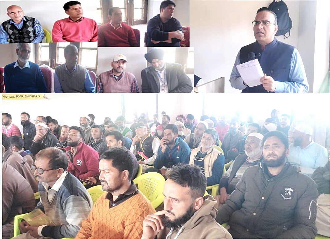 KVK Shopian organizes awareness prog under HADP