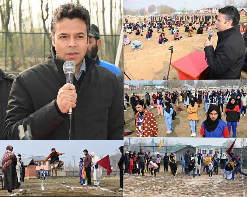 DC Kulgam inaugurates Girls Inter District Athletic Meet