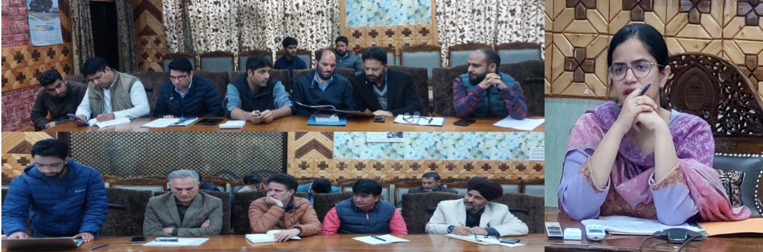 DC Kupwara Ayushi Sudan chairs CLU Meeting scaled