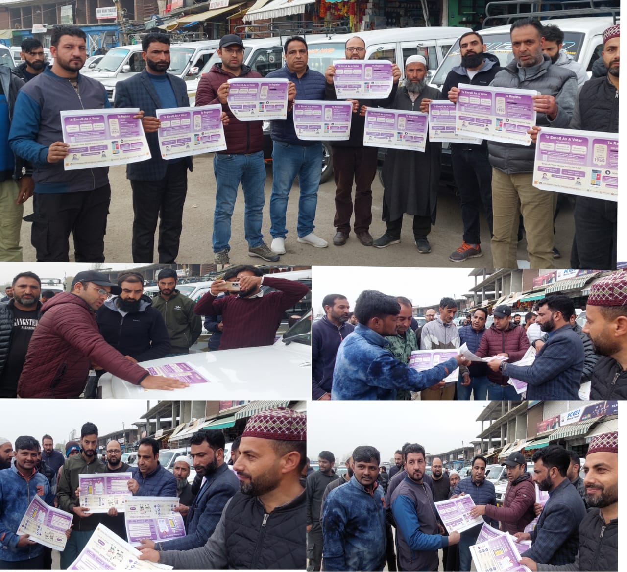 Sticker Pasting campaign under SVEEP launched at Kupwara