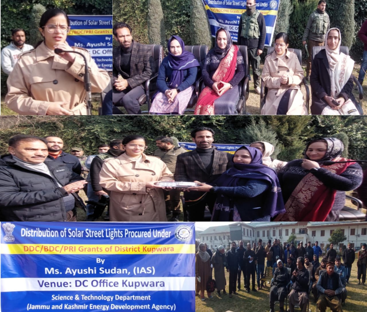 DDC Kupwara inaugurates distribution of Solar Street Lights