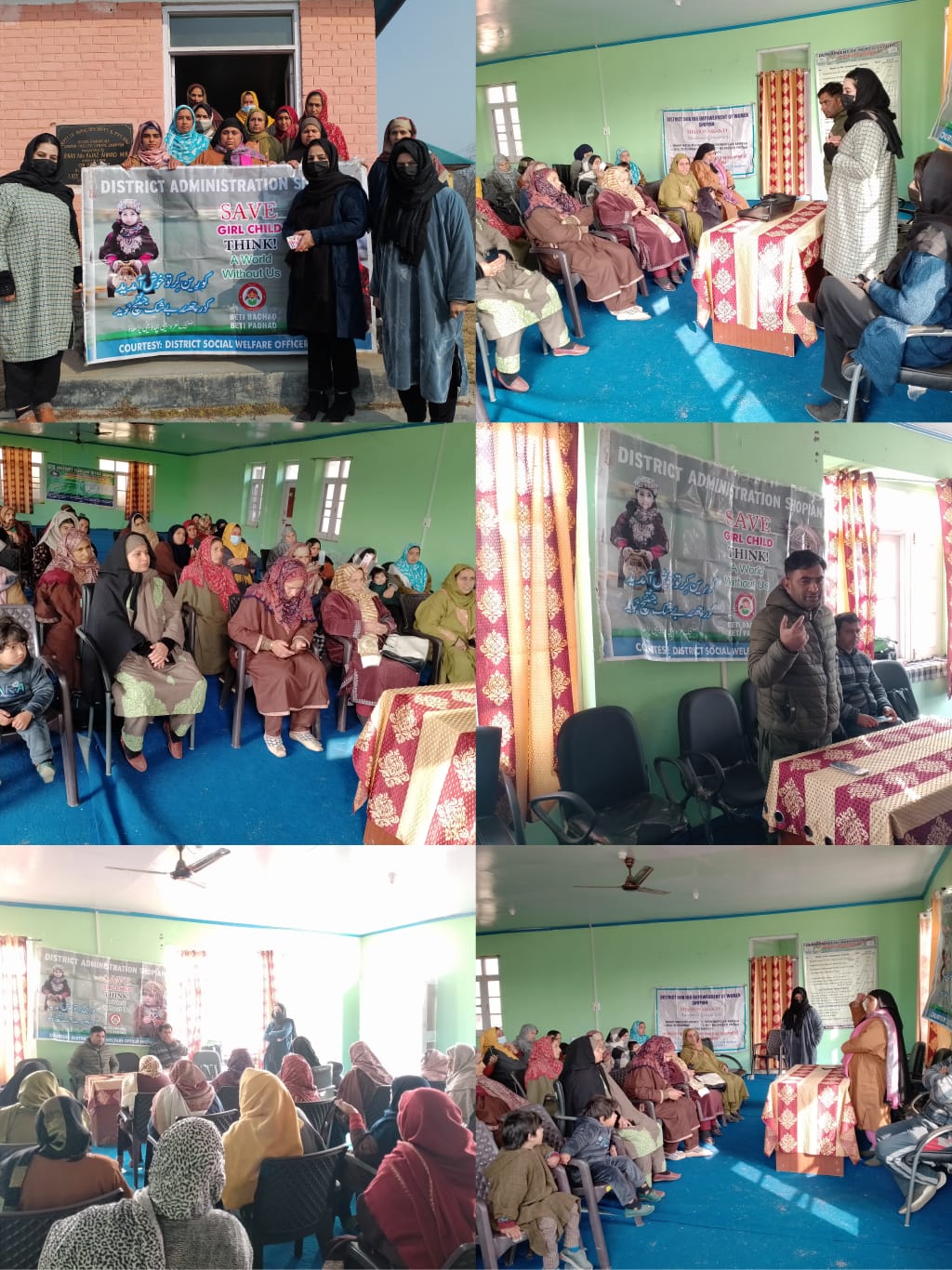 DHEW Shopian organises Awareness programmes on BBBP other women centric schemes at Zainapora 1