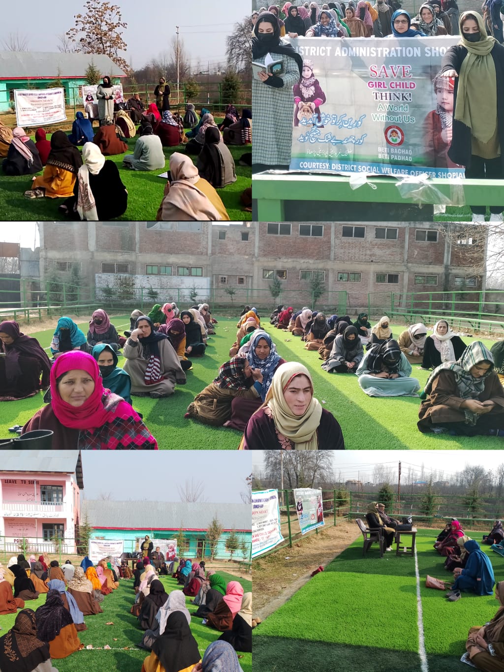 DHEW Shopian organises awareness programmes on Beti Bachao Beti Padhao and women centric schemes