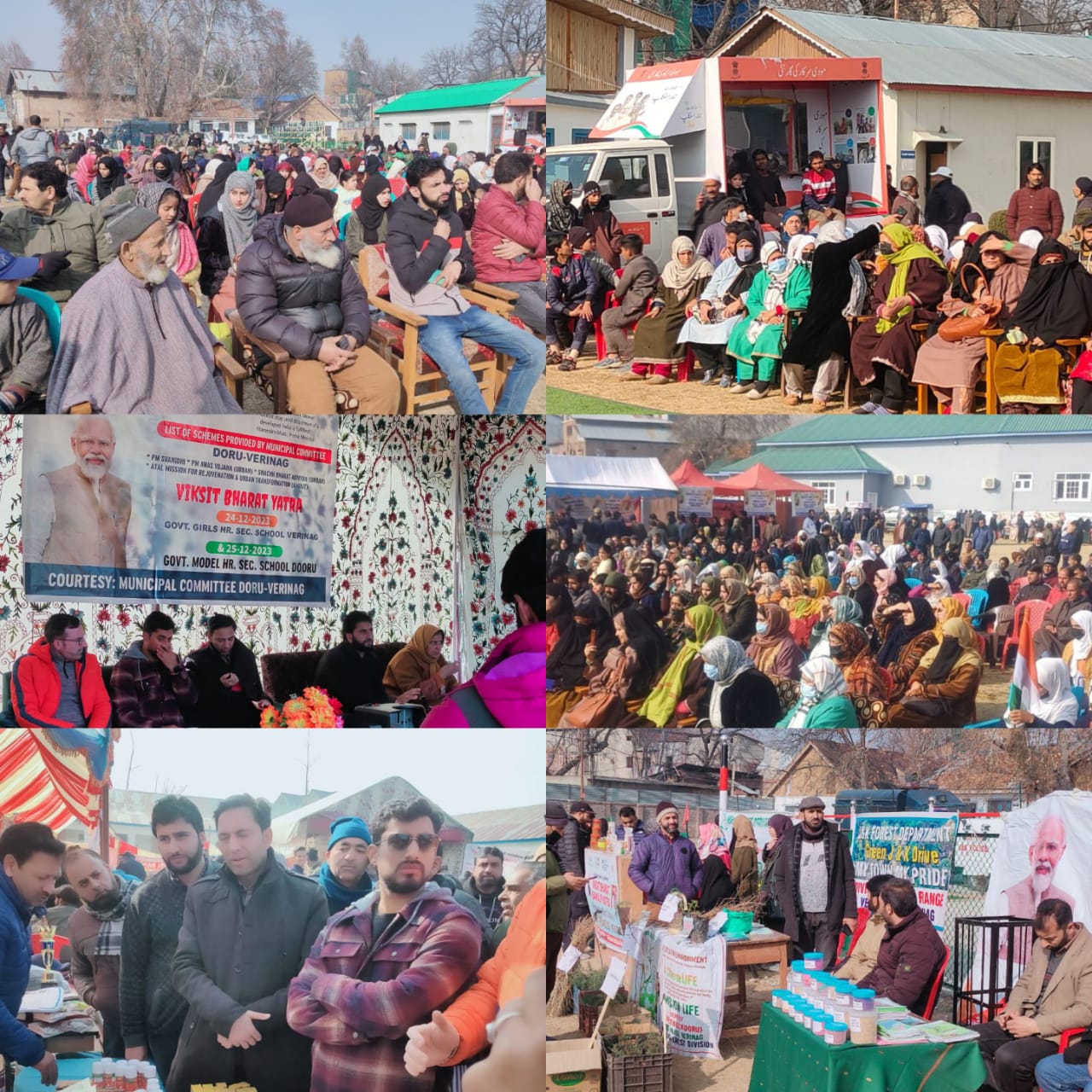 Viksit Bharat Sankalp Yatra Brings Positive Change to Dooru Anantnag