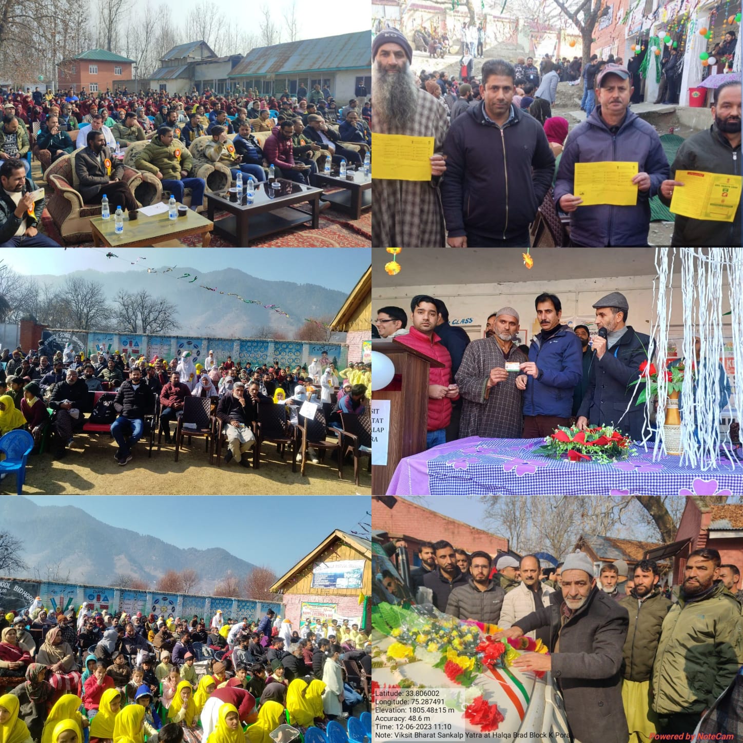 Viksit Bharat Sanklap Yarta in full swing at Anantnag