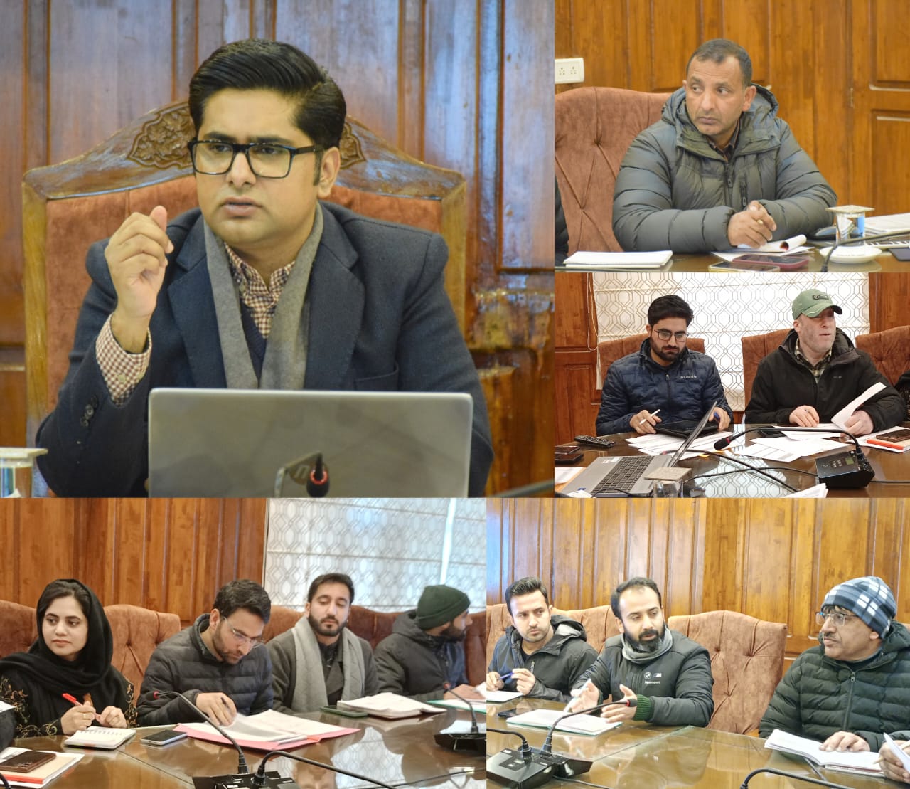 DC Bandipora Reviews Progress CAPEX ADF Works of RDD