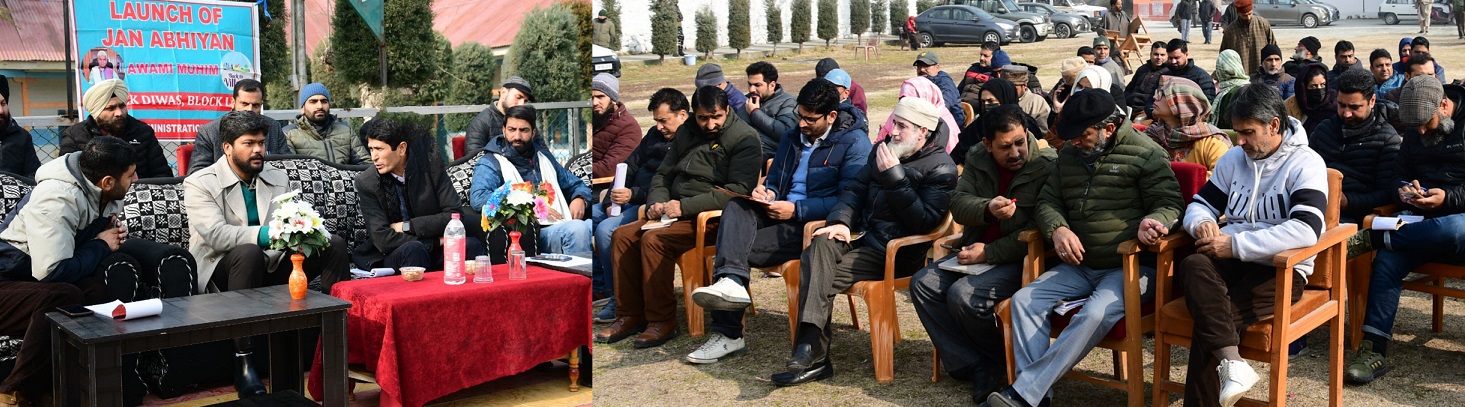 DC Ganderbal presides over Block Diwas at Manigam