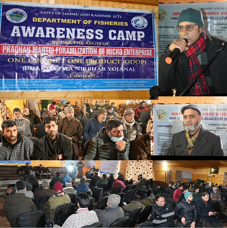 Awareness cum Registration workshop on setting up Micro Food Processing Enterprises under CSS PMFME Scheme held at Anantnag