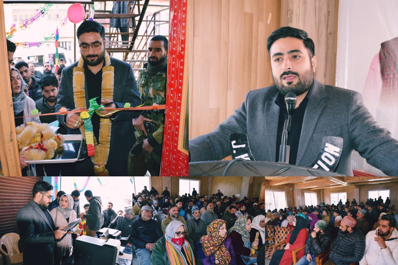 DC Budgam inspects the status of computerisation of PACs in the district