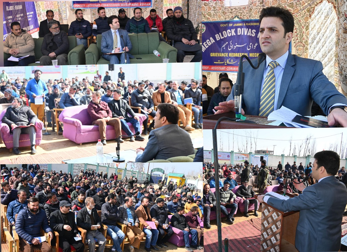 DC Kulgam holds public grievance redressal camp at Yaripora