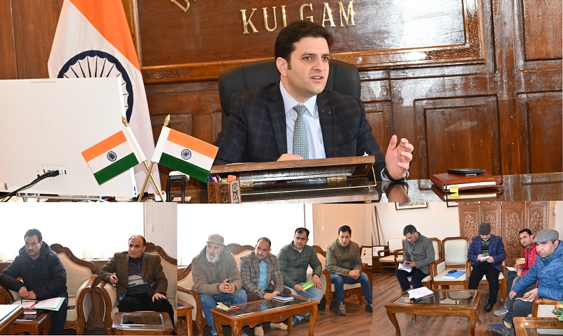 DC Kulgam reviews status of various work projects of Health sector