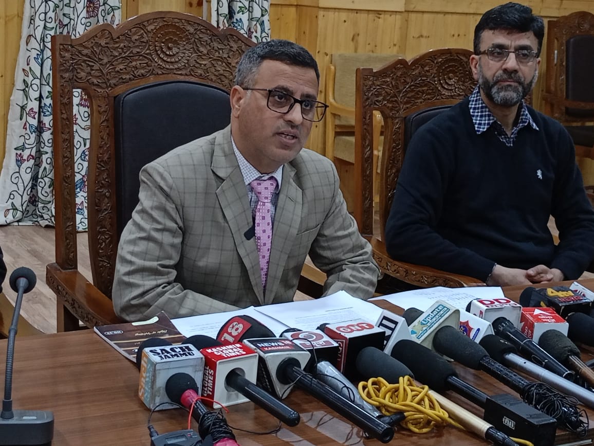 DEO Bandipora addresses press conference