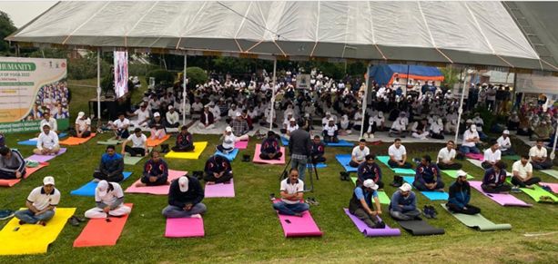 DHSK celebrates 8th Intl Yoga Day